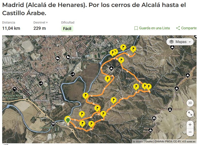 Ruta de senderismo al Parque Natural de los Ceros de Alcalá de Henares.